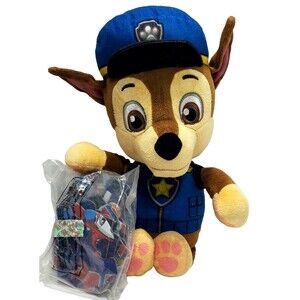 Paw Patrol Chase 12" Plush & 24pc Puzzle Set – Calling All Pups! Read Details
